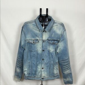 Denim Jacket Men Medium Size 2XL